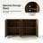 Rosario Modern Metal Base Cabinets With Adjustable Shelves-463757585