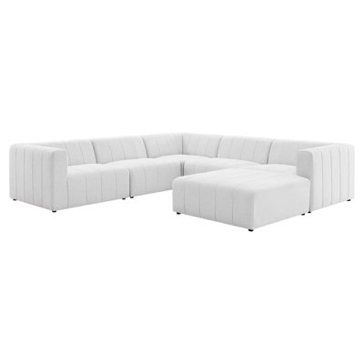 Canapé modulaire en tissu 6 pièces Bartlett par Modway