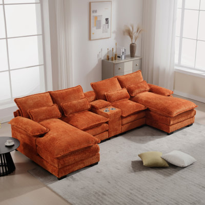 Elthorin 123" Upholstered Sectional Sofa