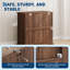 Buffet Farmhouse de 33,5 pouces de largeur, armoire à café avec 4 tiroirs, 2 portes d'armoire et poignées élégantes en or-1045572337