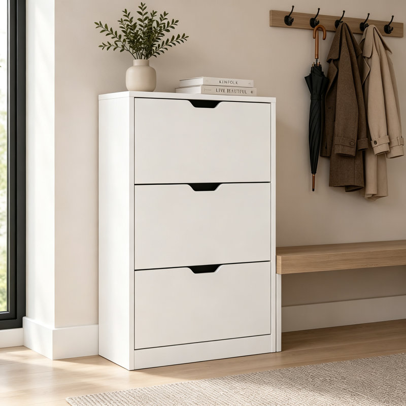 18 Pair Shoe Storage Cabinet