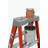 6-Foot Fibreglass Step Ladder With 300-Pound Load Capacity, Type IA ANSI OSHA Compliant, Non-Conductive Safety, Slip-Resistant Rubber Feet