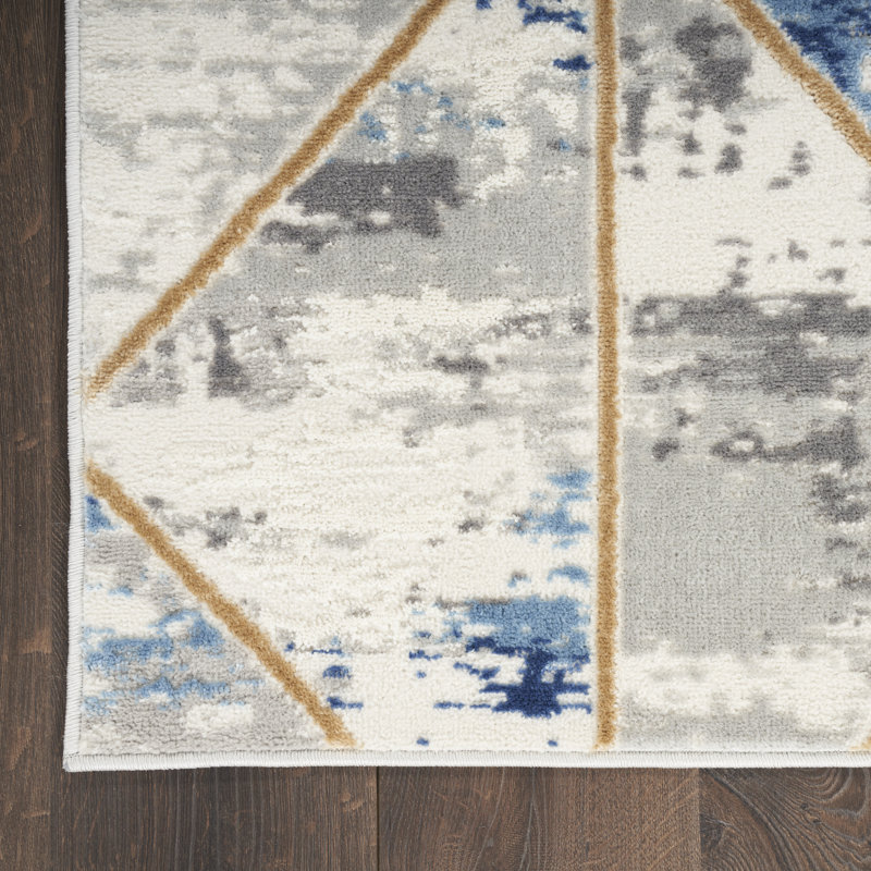 Rashea Geometric Indoor Rug, Rectangle 5'3" x 7'3"