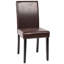 Chaise d'appoint en bois massif touffeté Ault-258651739