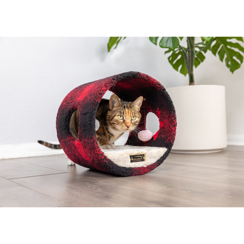 Condo pour chat en bois véritable, H 12 po x l 12 po x P 10 po