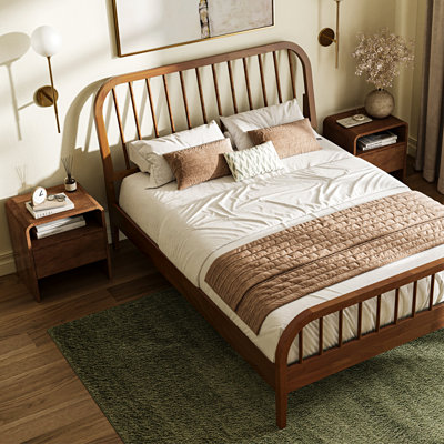 Anderson Solid Wood Spindle Bed Frame