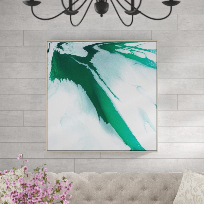 Flow 3 by Chalie MacRae - Print on Canvas, 41cm H x 41cm W, Timber