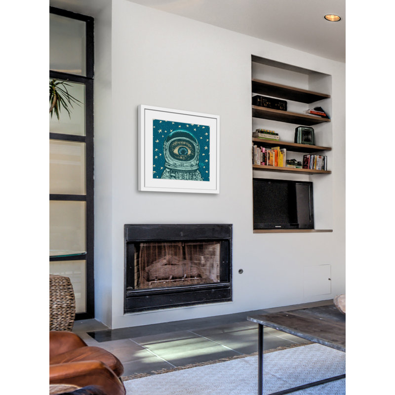 «Alien Eye», reproduction encadrée, H 12 po x l 12 po x P 1,5 po