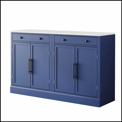 Modern Freestanding Kitchen Pantry with Adjustable Shelves, Drawer, and Door Shelves for Elegant Storage and Organization, Set of 2