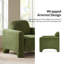 Fauteuil incurvé moderne en chenille 36 po Werts-1186758896