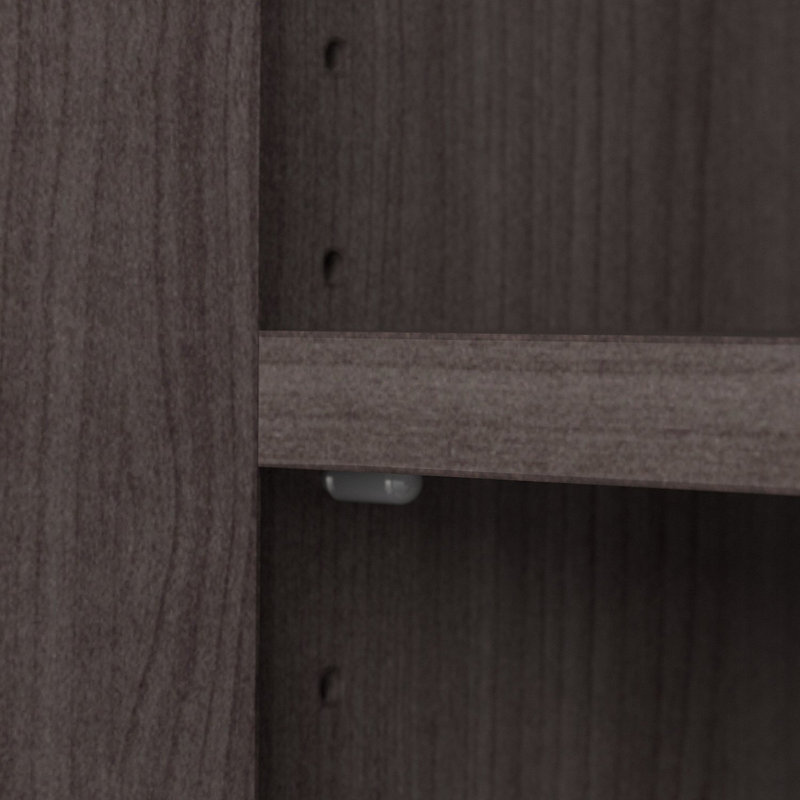 Grande bibliothèque hybride Bush Business Furniture, Gris orage