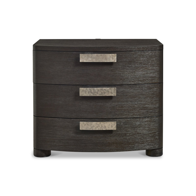 Bernhardt Geneve 3 Drawer Nightstand, 34"