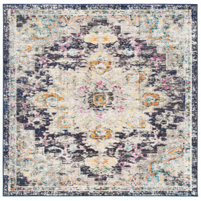 Felty Oriental Black/Gold Area Rug