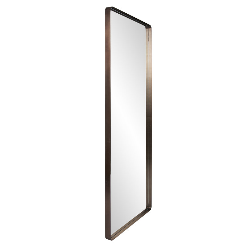 Miroir d'appoint Steele, Laiton, 72 po x 30 po 