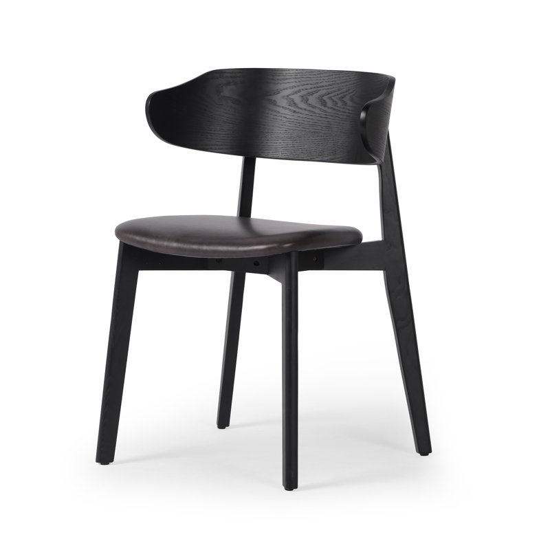 Franco Upholstered Dining Chair, Black