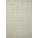 Chris Loves Julia x Loloi Francis Collection FRA-03 Silver / Sky, Contemporary  Area Rug