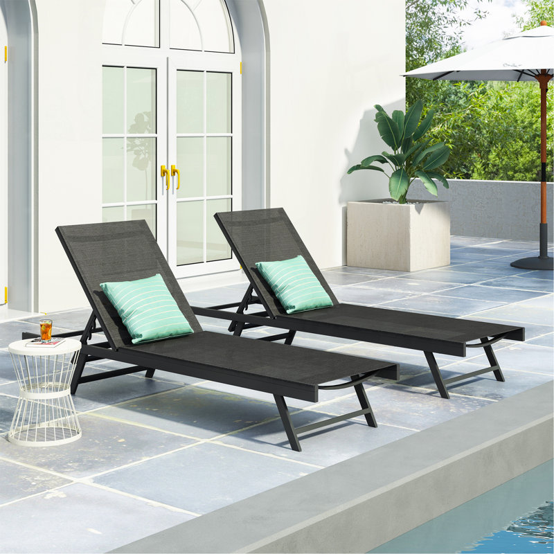CHAISE LOUNGE, Black