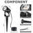 Black Plug-in Integrated LED Metal Spotlight Kit