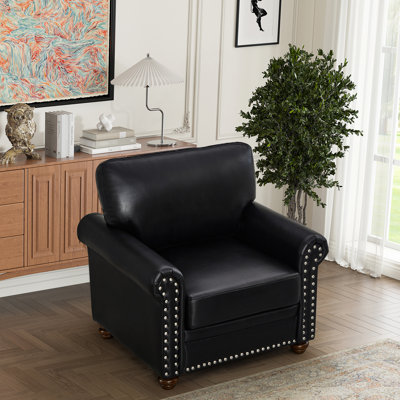 Living Room Sofa Single Seat Chair With Wood Leg