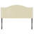 Nailhead Trim Adjustable Upholstered Headboard in Linen Fabric, Metal Legs-521090838-504880941