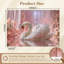 Papier peint adhésif peler et coller rose Peaceful Swan