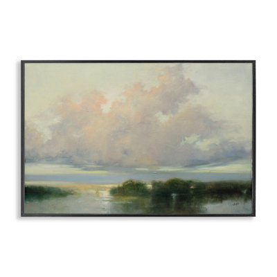 Giclée encadrée de nuages et de courants, conception de Julia Purinton