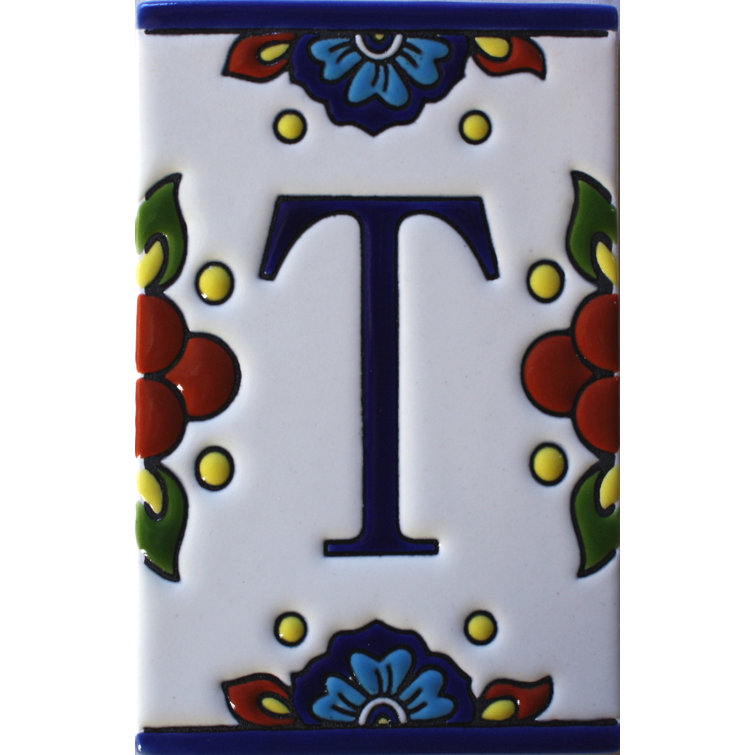 30 Carreaux Muraux Mexicains Talavera Bleus Peints à La Main - 10,5 Cm (Neufs)