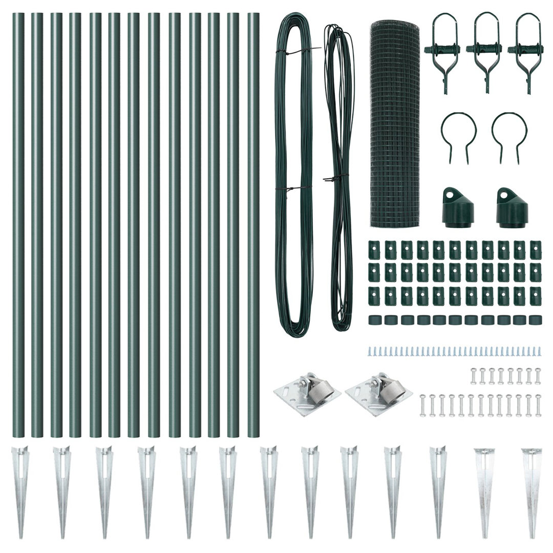 40cm H x 2500cm W Metal Border Fencing