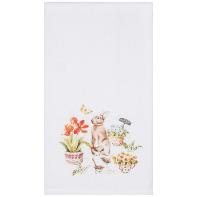 Serviette essuie-main Little Garden Rabbit Bunny
