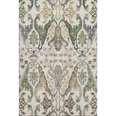 Premium Machine Washable Gurubaksh AMF1153 Global Rug