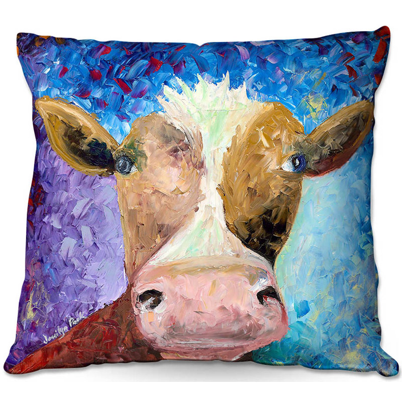 Coussin moo canapé miss miss, 18 po x 18 po