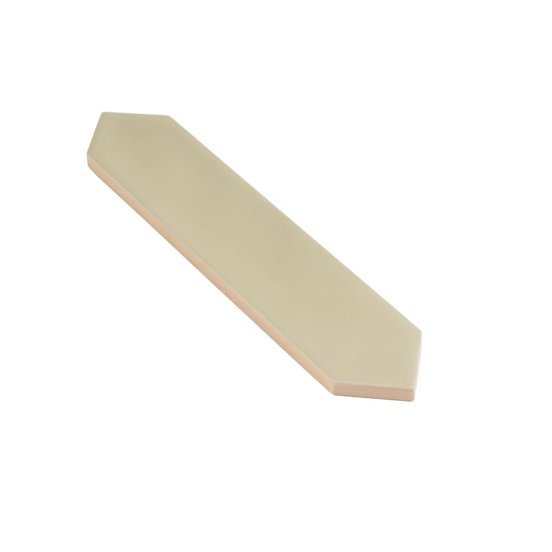 Piquet 2'' W x 10'' L Ceramic Singular Tile, Moss Green