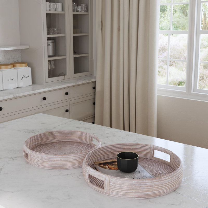 Rattan Tray - Set of 2