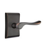 Luzern Wave/Drop Passage (Hall & Closet) Door Lever with Rectangle Rosette