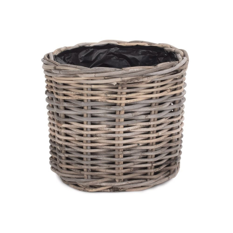 Dunshee Rattan Plant Pot, 25cm H x 29cm W x 29cm D