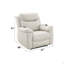 Fauteuil inclinable électrique en microfibre poli Chriki avec levage et chauffage et massage-1529017902