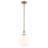 1 Light Pendant with Clear Glass-111187490-111187494-111187496