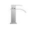 Robinet de lavabo de salle de bain en nickel brossé 6 po, fixation sur le comptoir, poignée simple, fabrication en acier inoxydable 304 de 6 po montée sur le comptoir en nickel, conception à poignée, durable pour les salles de bain polyvalentes-121645532