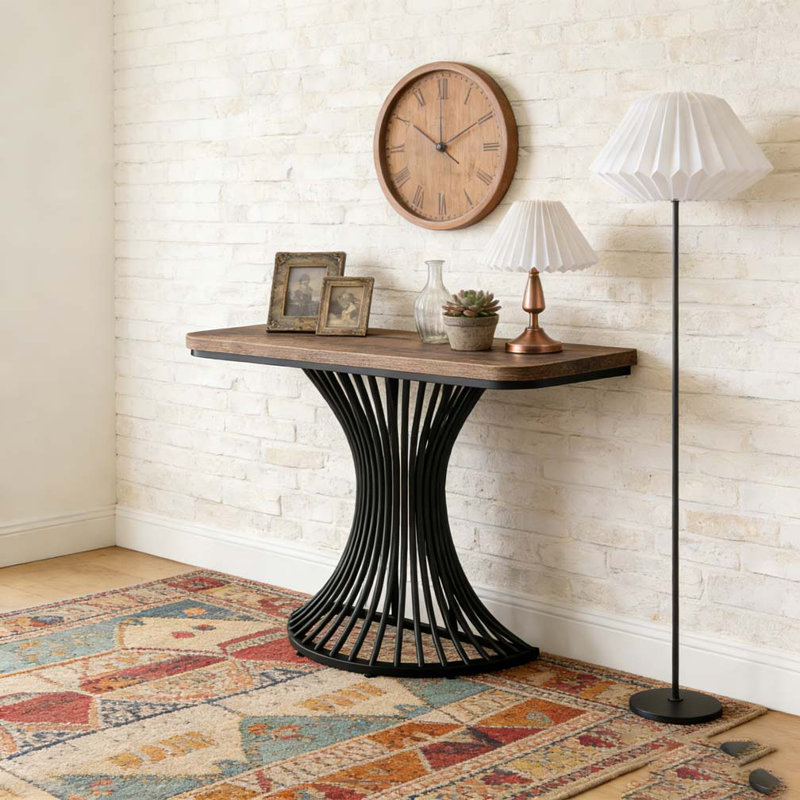 Console décorative avec base en métal Accent Console