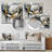 Gertrudt Glam Abstract Wall Decor on Metal-1625601755