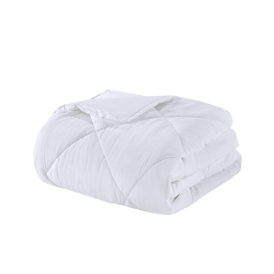 Édredon en duvet synthétique surdimensionné blanc
