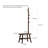 Solid Wood Hall Tree With Shoe Storage,Entryway Bench With Coat Rack Stand