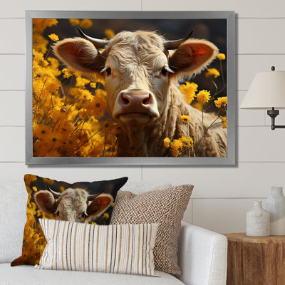 Cow Fields of Gold, reproduction d'art sur toile