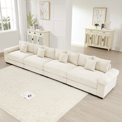 Canapé modulaire surdimensionné de 130 pouces Cloud