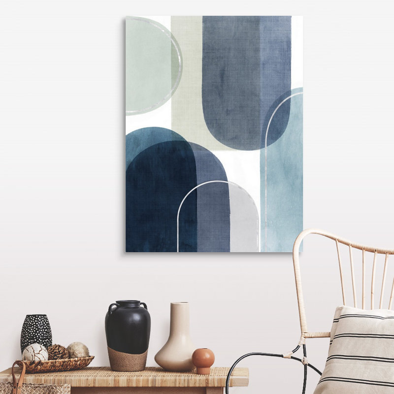 " Framed Move I ", Wrapped Canvas, 40" H x 30" W x 1.25" D