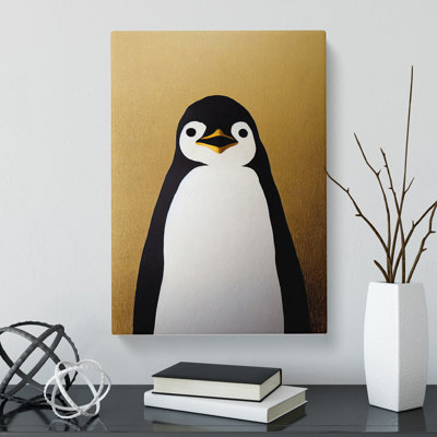 Abbotstown Penguin Gold - Wrapped Canvas