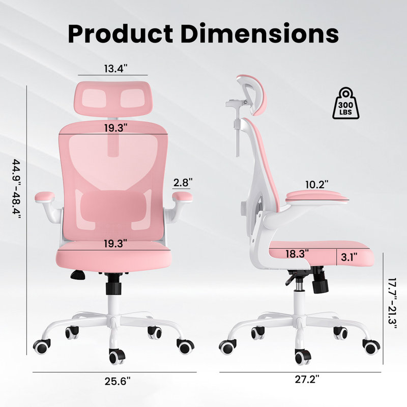 Fauteuil de bureau, lombaire réglable, filet ergonomique, coussin élastique, respirant, ordinateur à bascule 90 - 120 confortable, bureau, salle d'étude, installation rapide