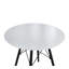 Keighly Round Solid Wood Base Dining Table-459132056