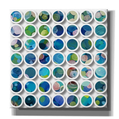 «Industrial Mixed Media Circles» par Irena Orlov, impression sur toile tendue