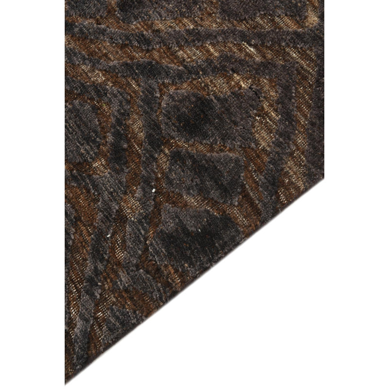 Tapis brun foncé Iniguez
